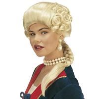 Pruik Hertogin Josephine blond - thumbnail
