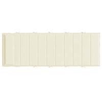 VidaXL Ligbedkussen 180x60x4 cm oxford stof crèmekleurig - thumbnail