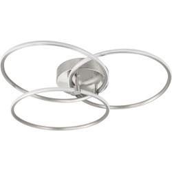 Highlight PlafondlampCircles design nikkel Ø 49cm - P6593.30