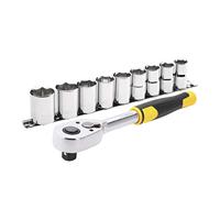 Stanley handgereedschap Ratelset 1/2" 72t 10 delig - STMT82671-0 - STMT82671-0 - thumbnail