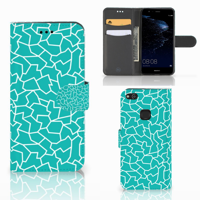 Huawei P10 Lite Hoesje Cracks Blue - thumbnail