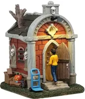 Lemax crypt move in verlicht tafereel Spooky Town 2025 - thumbnail