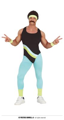 Foute 80's Gymnast Heren Kostuum