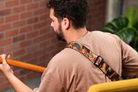 Levys Leathers MPD2C-123 polyester gitaarband met print - Japanse draak - thumbnail