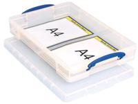 Opbergbox ru 10ltr 520x340x85mm transp wit - thumbnail