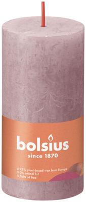 Rustiek kaars stompkaars 100/50 Ash Rose Bolsius - Bolsius