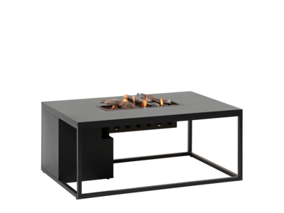 Cosiloft 120 zwart/zwart 120x80x47 cm- - Aluminium- Cosi Fires