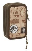 Driedubbele Pennenzak Jurassic World 12,5 x 19,5 x 5,5 cm 37 Onderdelen - thumbnail