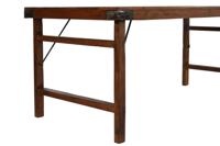 Vouwtafel Home ESPRIT Natuurlijk Gerecycleerd Hout 182 x 90 x 76 cm - thumbnail