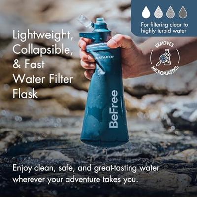 Katadyn BeFree Filter AC 1,0L Waterfilter Slate Blue 1L - thumbnail