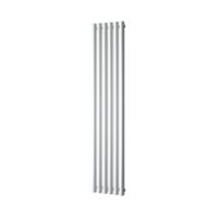 Designradiator Plieger Trento 814 Watt Middenaansluiting 180x35 cm Zwart - thumbnail