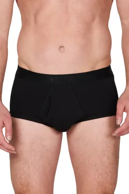 2-Pack Classic slip heren met gulp - 32320 - Heren ondergoed met sluiting - Biologisch katoen