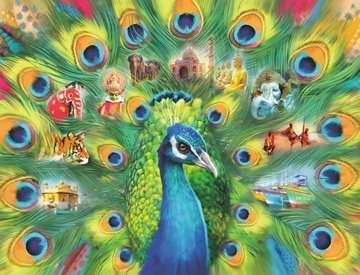 Ravensburger puzzel Land of the Peacock 2000 stukjes