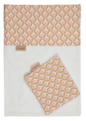 Pericles wieglaken en sloop 75 x 110 cm katoen Pericles wieglaken en sloop 75 x 110 cm katoen