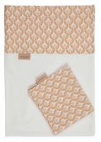 Pericles wieglaken en sloop 75 x 110 cm katoen - thumbnail