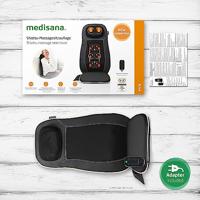 Medisana MCN Shiatsu Massagekussen 48 W Zwart, Grijs - thumbnail
