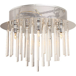 Plafondlamp Palermo 40 cm 15 Lichts Glans Chroom Modern