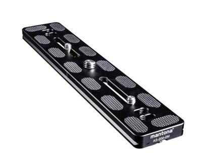 Mantona AS-200-2M Schnellwechselplatte Snelwisselplaat Schroefdraad (buiten)=1/4, 3/8 Mantona AS-200-2M Schnellwechselplatte Snelwisselplaat Schroefdraad (buiten)=1/4, 3/8