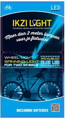 Wheels Light 20-led draad 2.2m wiel light v/ 2-wielen blauw