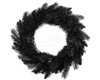 Kerstkrans Berlin Ø50cm Zwart - thumbnail