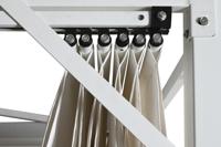 Pergola DKD Home Decor Wit 296 x 296 x 225 cm Staal - thumbnail