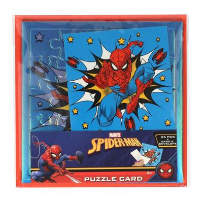 Disney Legpuzzel kaart spidey met kaart en envelop