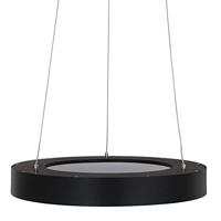 Steinhauer Led hanglampRinglede Ø 48cm zwart - 2695ZW - thumbnail