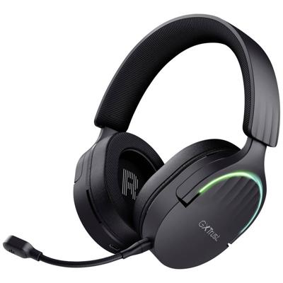 Trust GXT491 FAYZO Over Ear headset Bluetooth Virtual Surround Zwart Surround sound, Microfoon uitschakelbaar (mute), Volumeregeling Gamen