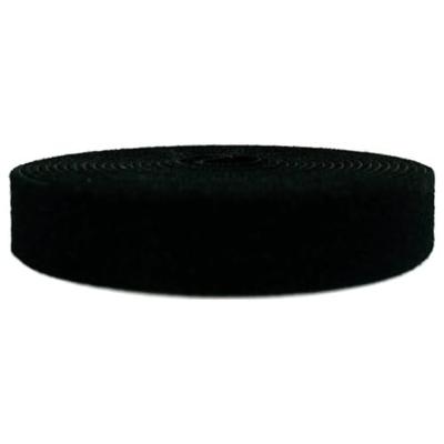 TOOLCRAFT KL25X2500C Klittenband Om te bundelen Haak- en lusdeel (l x b) 2500 mm x 25 mm Zwart 2 stuk(s)