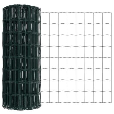 Euro Hek Groen 0.4 x 50 m PVC-gecoat ijzer