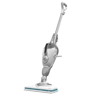 BLACK+DECKER bhsm168d 1600w steam-mop met deltavoet en 8 accessoires stoomreiniger (zilver/wit) BLACK+DECKER bhsm168d 1600w steam-mop met deltavoet en 8 accessoires stoomreiniger (zilver/wit)