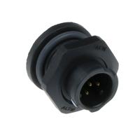 Amphenol AD-05PMMS-QC8001 X-Lok 5 Pin Male Receptacle | Minisize | Soldeer | 5 A - thumbnail