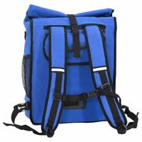 VidaXL Fietstas blauw 33 x 16 x 60 cm polyester - thumbnail