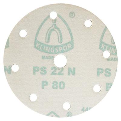 Klingspor Schuurpad met klitbevestiging | GLS 1 150 mm korreling 120 | voor hout / metaal korund | Gatenaantal 8+1 | 50 stuks - 6526 6526 Klingspor Schuurpad met klitbevestiging | GLS 1 150 mm korreling 120 | voor hout / metaal korund | Gatenaantal 8+1 | 50 stuks - 6526 6526