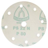 Klingspor Schuurpad met klitbevestiging | GLS 1 150 mm korreling 120 | voor hout / metaal korund | Gatenaantal 8+1 | 50 stuks - 6526 6526 - thumbnail