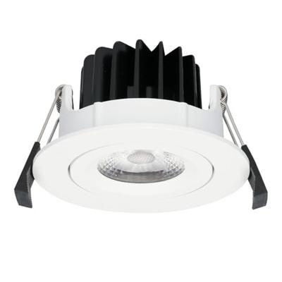 Set van 6 Salerno LED inbouwspots - 8W 650 lumen - 2700K warm wit - Dimbaar - Rond - Kantelbaar - IP44 waterdicht - Wit - Voor binnen, buiten en badkamer Set van 6 Salerno LED inbouwspots - 8W 650 lumen - 2700K warm wit - Dimbaar - Rond - Kantelbaar - IP44 waterdicht - Wit - Voor binnen, buiten en badkamer