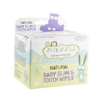 Jack N Jill Natural baby gum & tooth wipes 25 Stuks Jack N Jill Natural baby gum & tooth wipes 25 Stuks