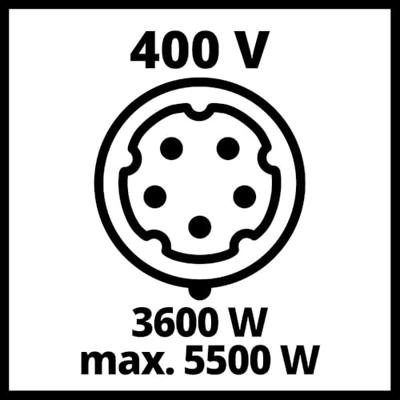 Einhell TC-PG 55/E5 4-takt Aggregaat 7.5 kW 230 V, 400 V 80.400 kg 3600 W