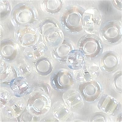 Creativ Company Rocailles, d 1,7 mm, afm 15/0, gatgrootte 0,5-0,8 mm, helder, 25 gr/ 1 doos