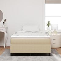 Boxspring bed Lichtgrijs en wit. 203 x 120 x 60 cm - thumbnail
