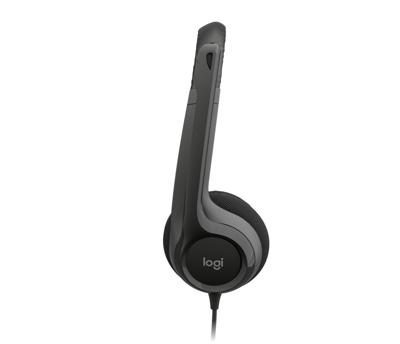 Hoofdtelefoon met microfoon Logitech 981-000406 Zwart - thumbnail