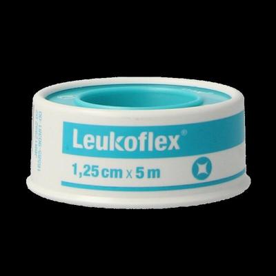 Leukoflex Hechtpleister 5m x 1.25cm 1 Stuks