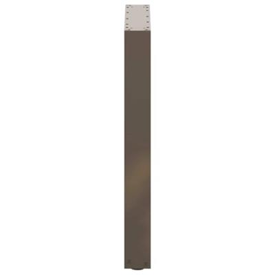 Eettafelpoten 3 st U-vormig 70x(72-73) cm staal naturel
