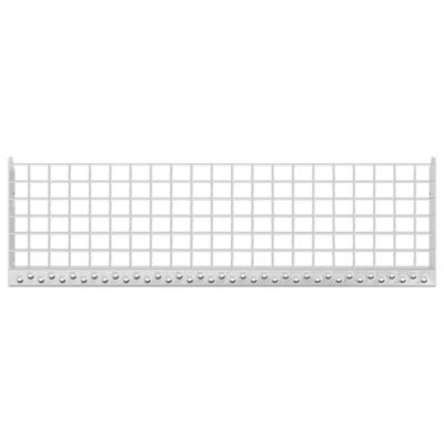VidaXL Traptrede rooster 80x24x7 cm gegalvaniseerd staal
