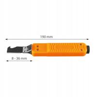 Neo Kabelmes | Met haak 4-28mm - 6480130 - thumbnail