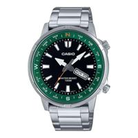 Horloge Heren Casio MTD-130D-1A3VDF Zilverkleurig (Ø 44 mm) - thumbnail