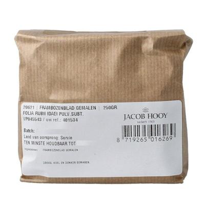 Jacob Hooy Frambozenblad gemalen 250 Gram