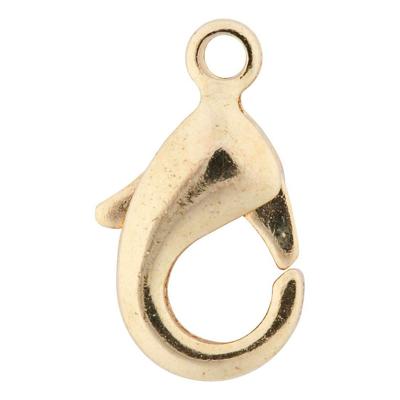 Creativ Company Karabijnhaken, l: 10,1 mm, verguld, 5 stuk/ 1 doos