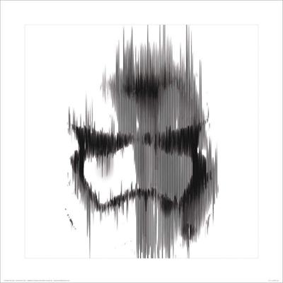 Kunstdruk Star Wars - Episode VII Stormtrooper Lines 40x40cm