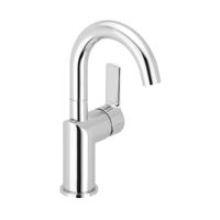 Wastafel Mengkraan Aquasplash Mare Medium Eengats Boog Zonder Waste Chroom Aquasplash - thumbnail